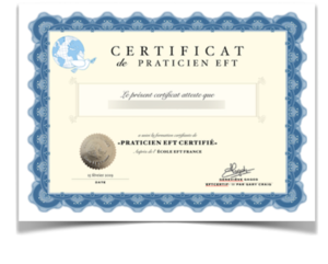 Certification de Praticien EFT certifié 