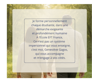 Geneviève Gagos s'engage à vos côtés durant toute votre formation