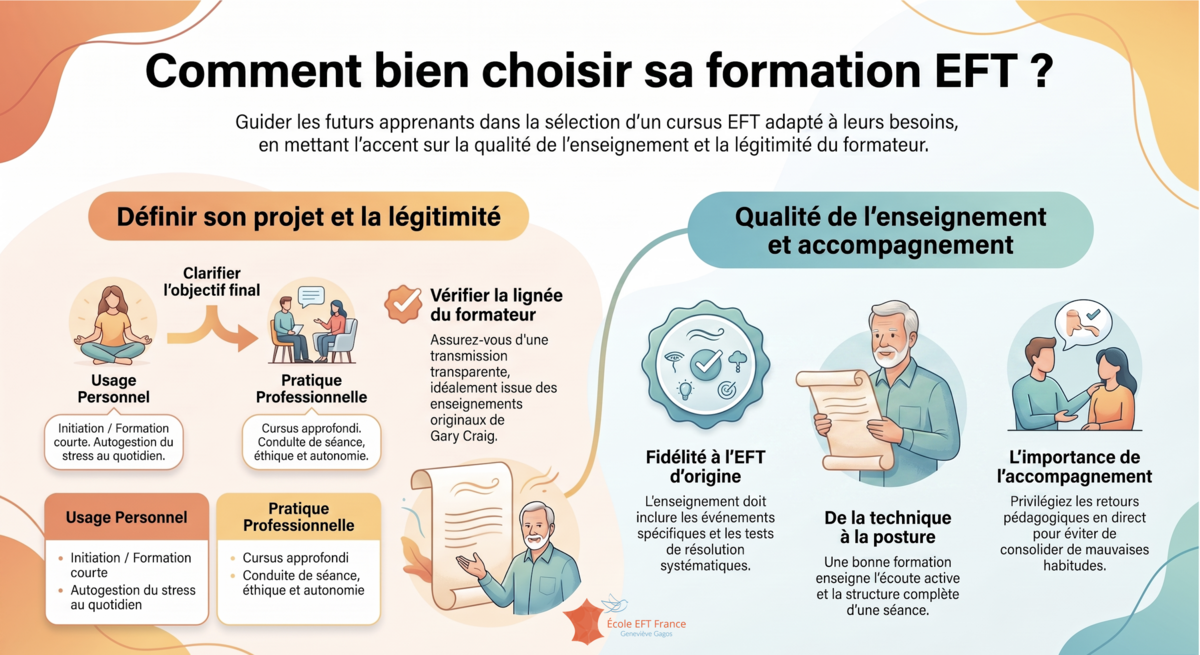 Comment choisir sa formation EFT ? Quelle formation EFT choisir pour devenir praticien ?